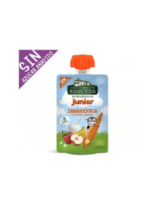Pouch Junior Zanahoria, Fruta y Yogur Casa Xanceda 90g