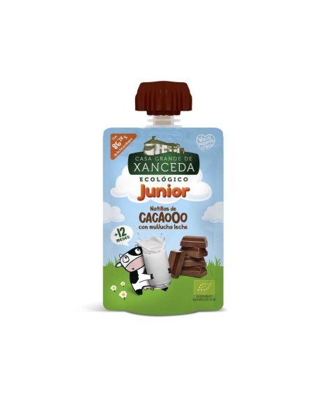 Natillas de Cacao Bio Casa Xanceda Pouch Junior 90g