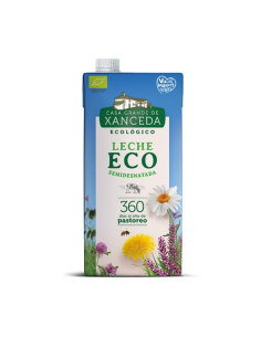 Leche Semidesnatada Bio Casa Xanceda 1L – Natural y Saludable