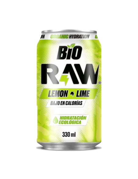 Bebida Isotónica Bio Lima Limón Raw 330 ml Energía Natural