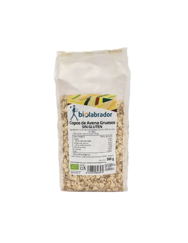 Copos De Avena Gruesos Sin Gluten 500Gr. de Biolabrador
