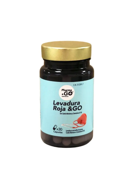 Levadura Roja ( Cardo Mariano-Coenzima Q10 ) 30Cap de Pharma & Go