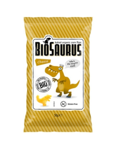 Pack 12 Snacks Bio Sabor Queso 50g Biosaurus Saludables