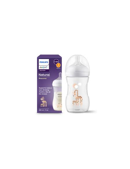 Biberon Natural Response Jirafa 260Ml Scy903/66 de Avent