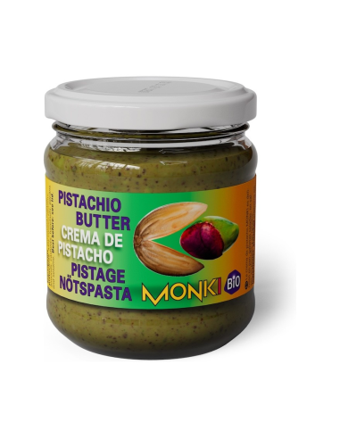 Monki Crema de Pistacho Bio 175 g  Sabor Natural y Saludable