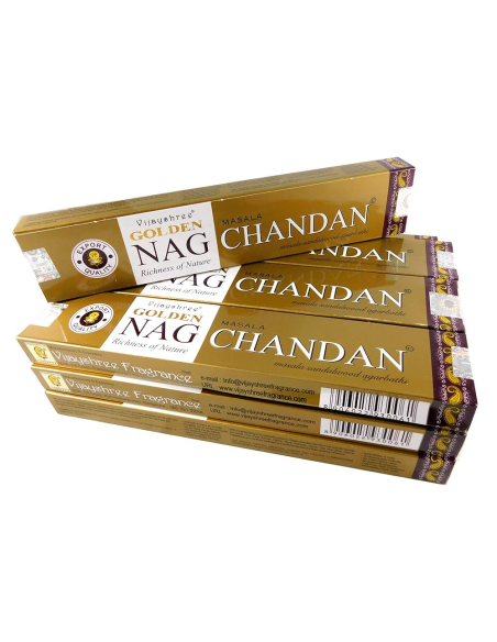 Incienso Golden Nag Chandan Do 12  Aromas Tradicionales