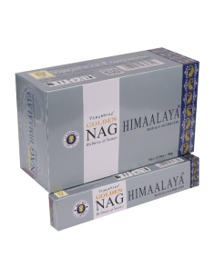 Incienso Golden Nag Himalaya 15g  Aromas Naturales y Puros