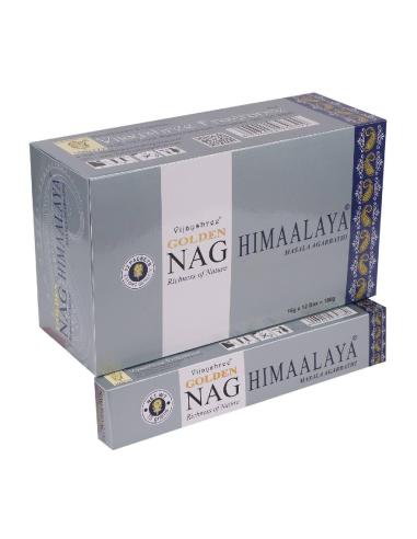 Incienso Golden Nag Himalaya 15g  Aromas Naturales y Puros