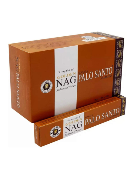 Incienso Golden Nag Palo Santo 12 de Sys