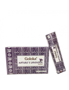 Incienso Goloka Natures Lavander 15g Aromaterapia Natural