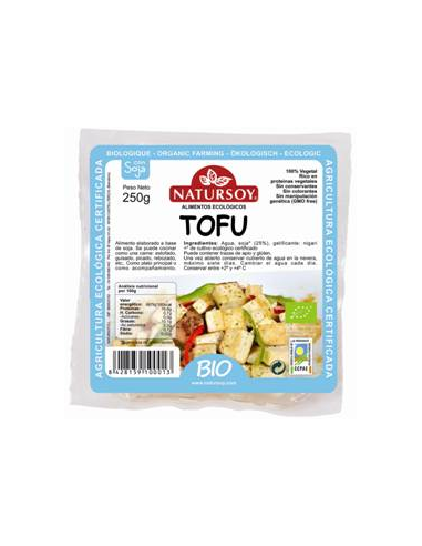 Tofu fresco BIO 250g Natursoy – Salud y sabor natural
