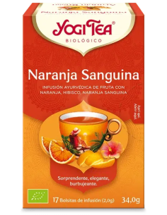 Naranja Sanguina Yogi Tea: Té Natural y Refrescante