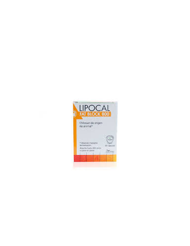 Lipocalblok 600 60 Cap Nueva Formula Chitosan Veg de Vaminte