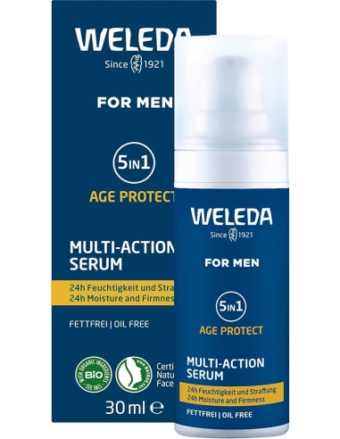 Sérum Multi-acción 5en1 FOR MEN Weleda 30ml  Cuidado Total