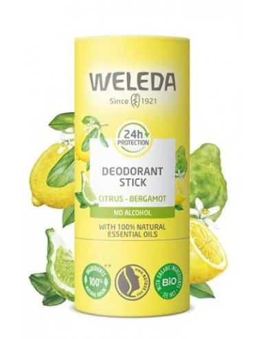 Desodorante Stick Citrus 50gr Weleda  Frescura Natural Diaria