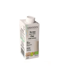 Bebida Vegetal De Avena Con Calcio 200 Ml X 24 Uds de Amandin
