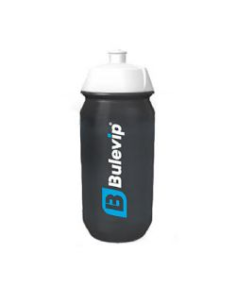 Bulevip Bidón Negro Transparente 600 ml  Hidratación Ideal