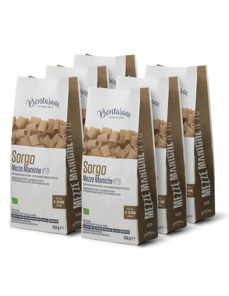 Bontasana Pasta Ecológica Sin Gluten Mezze Maniche Sorgo