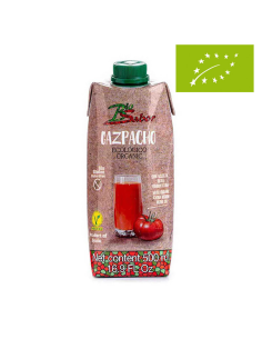 Gazpacho Bio Vegan Sin Gluten 500ml | Frescura Natural Biosabor