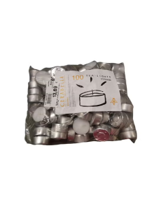 Vela 05 Horas Cerabella Lamparillas Bolsa 100 Unidades