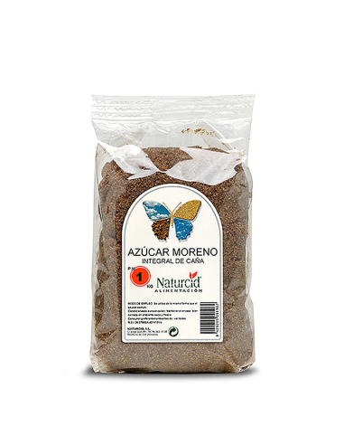 Azúcar Moreno Integral Naturcid 1 Kg  Calidad Natural