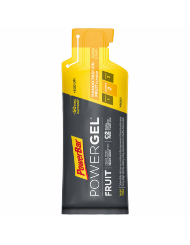 Powergel Mango-Passionfruit 41g Power Bar  Energía Instantánea