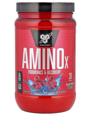 Bsn Amino X 435G Blue Raspberry  Energía y Recuperación Ideal