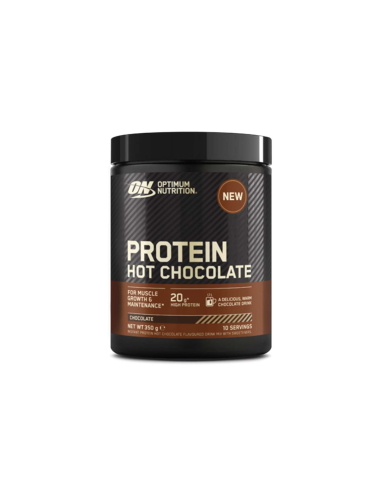 On Protein Hot Chocolate 350G Optimum Nutrition  Sabor y Nutrición