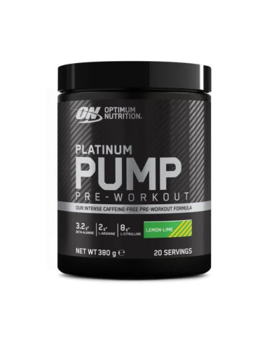 On Platinum Pre Workout Pump Lemon & Lime 380G - Energía Máxima