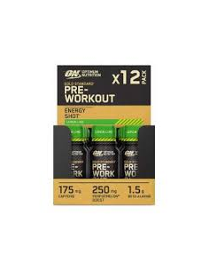 On Gold Stand Pre Workout Shot 12X60Ml Limón Lima Optimum