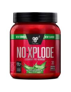 Bsn N.O. Xplode Legendary 650G Green Burst  Energía Explosiva