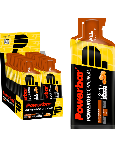 Powergel Salty Peanut Cajita 24 Unid 41Gr de Power Bar