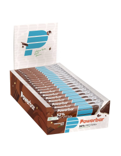 Barritas Proteinplus 52% Chocolate Nuts Power Bar 20 unidades