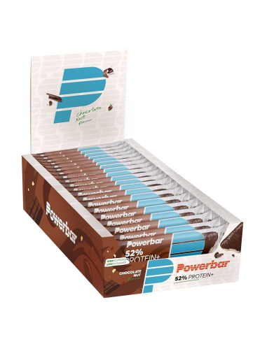 Barritas Proteinplus 52% Chocolate Nuts 20Ud de Power Bar
