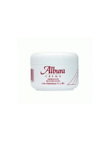 Albura Crema Hidratante Regeneradora Tarro Grande Blanca