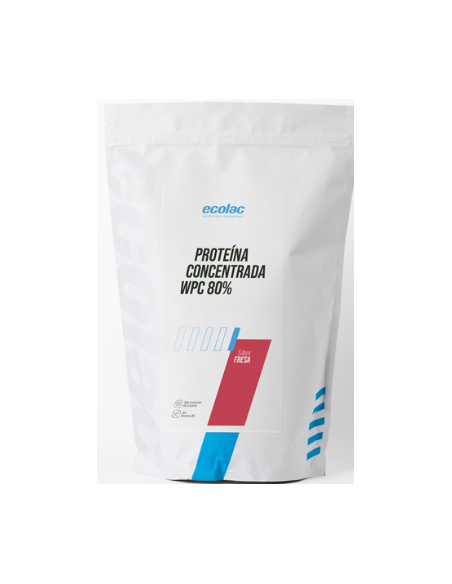 Prep.Polvo Base Proteina S.Fresa  Wpc80 700Gr de Ecolac