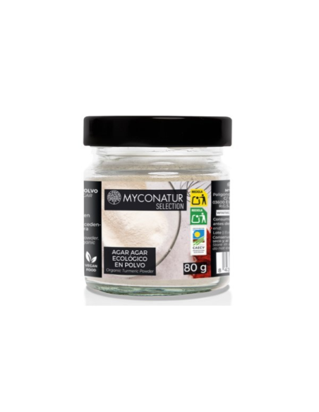 Agar Agar Polvo 80g Myconatur | Gelificante Natural Saludable