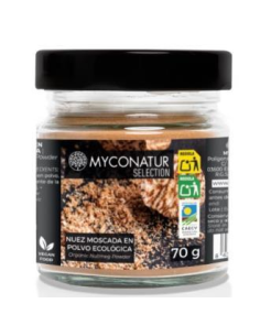 Nuez Moscada en Polvo 70g Myconatur  Sabor Natural y Fresco