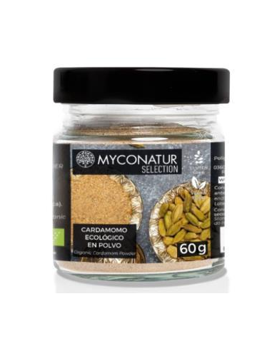 Cardamomo en Polvo 60g Myconatur  Sabor y Aroma Natural