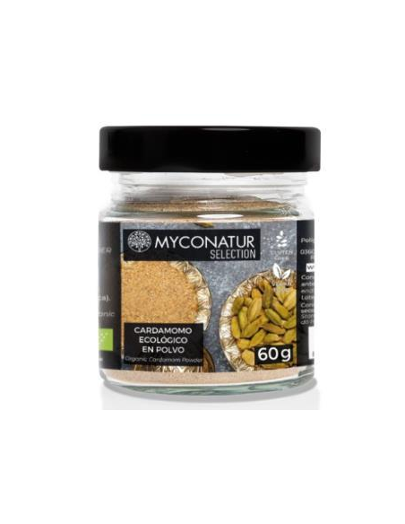 Cardamomo en Polvo 60g Myconatur  Sabor y Aroma Natural