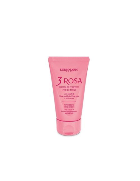 3 Rosas Crema Manos Nutriente 40 Ml de L´Erbolario