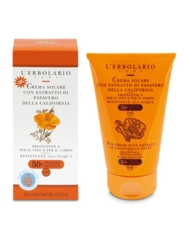 Solar Spf 50+ Con Extracto Amapola 125 Ml de L´Erbolario