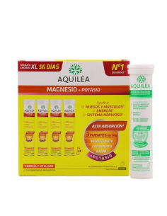 Aquilea Magnesio + Potasio 56 Comp Efervescentes Saludables