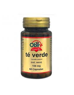 Té Verde 150 mg 60 Cápsulas Obire - Antioxidante Natural