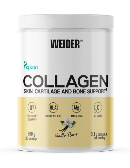 Collagen Vainilla 300Gr Weider  Piel y Articulaciones Saludables