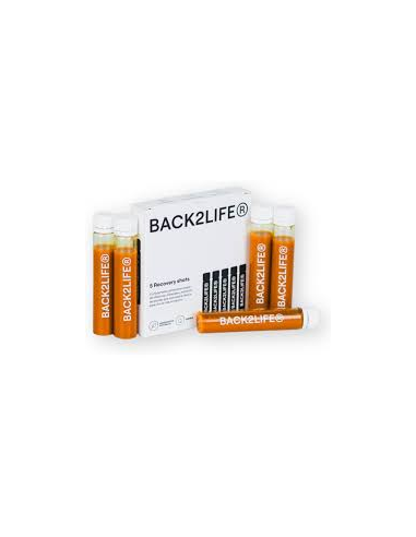 Back2Life 5 Recovery Shots 25 ml  Energía y Recuperación rápida