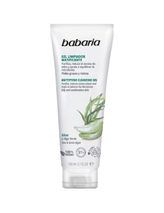 Gel Limpiador Facial Aloe Vera Babaria 150 ml  Piel Suave