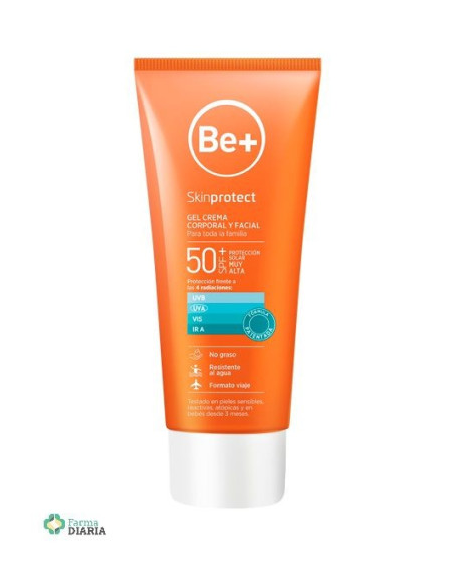 Be+ Skinprotect Gel Crema SPF 50+ 200 ml Protección Total