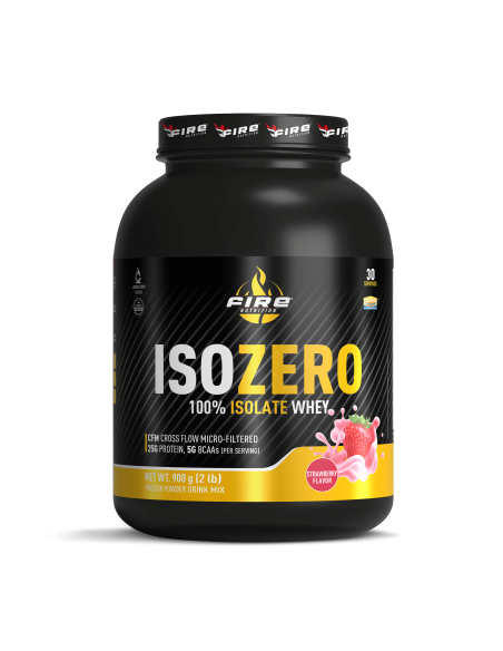 Isozero Cfm 100% Isolate Fresa 900g - Fire Nutrition Calidad