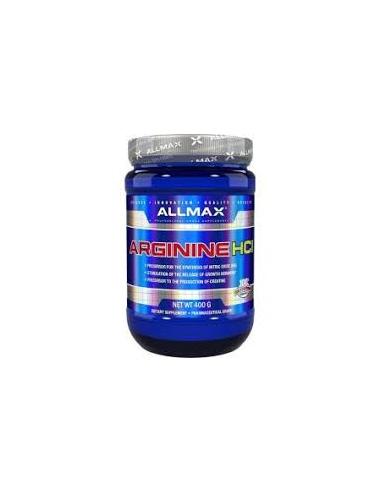 Allmax Nutrition Arginine HCI 400 g  Potencia y Energía